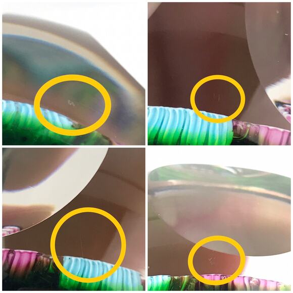 Perthshire 1981B Faceted Lampwork Flower and Millefiori Panel Twist Paperweight - Picture 11 of 14